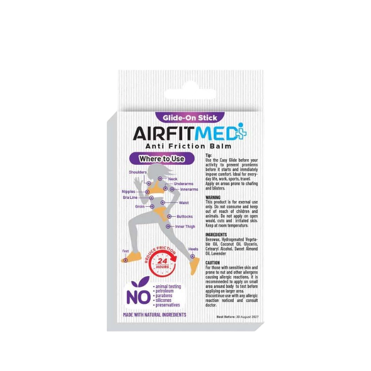 AirFit Medi - Easy Glide-On Stick-Body - Calming Lavender Infused