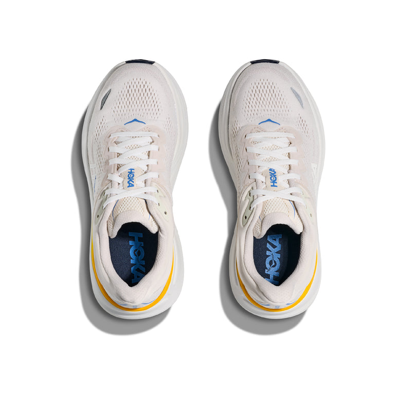 HOKA Men Bondi 9 - White / Grout