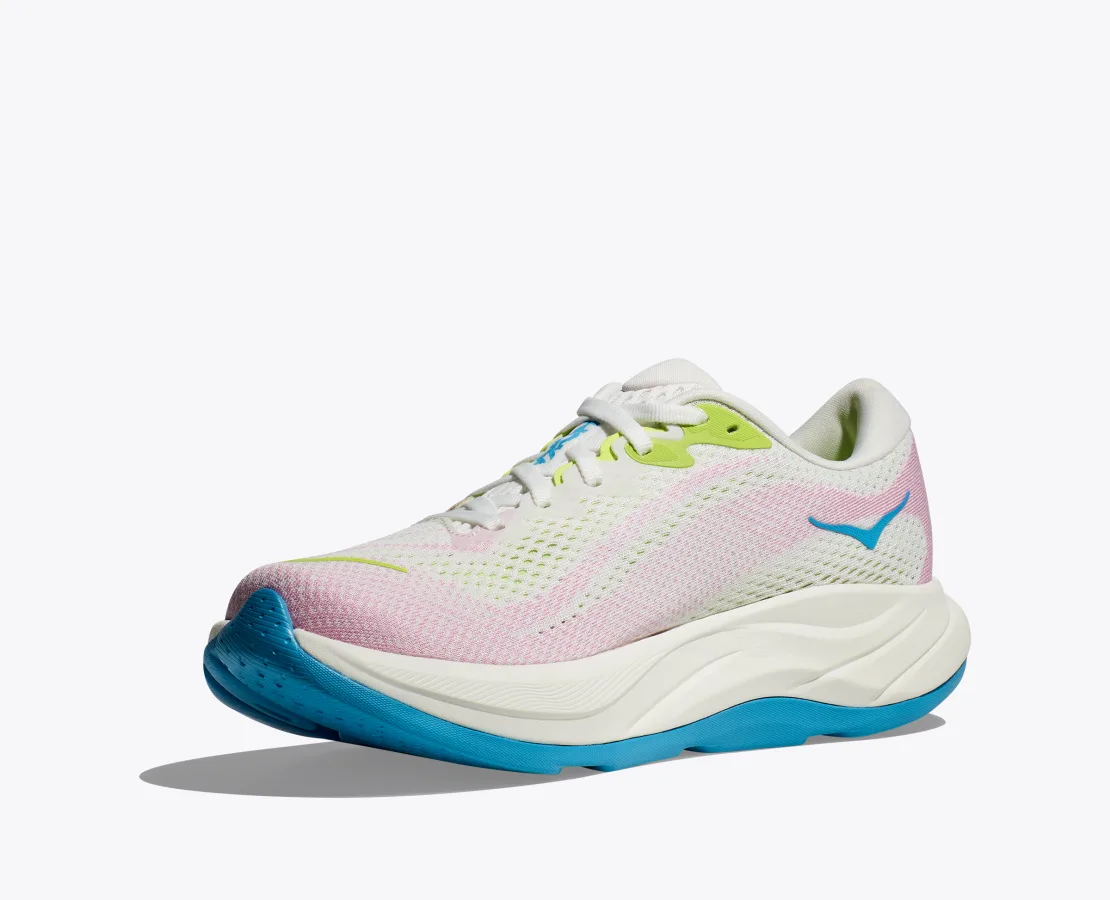 HOKA Women Rincon 4 Wide - Frost / Pink Twilight