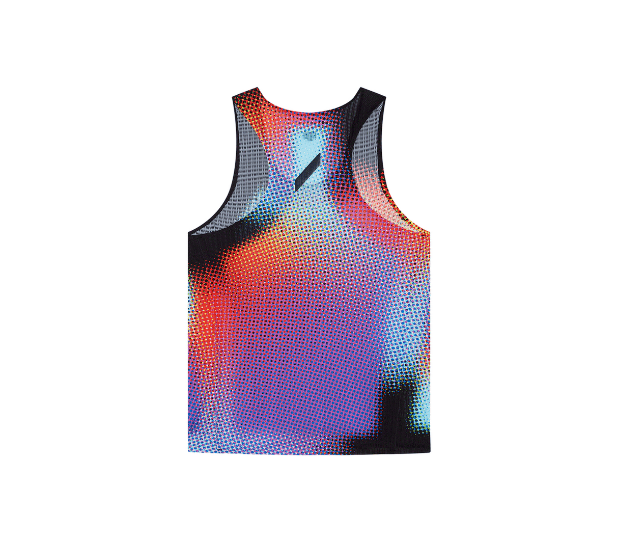 SOAR Running Men Race Vest - Black / Rainbow Dot