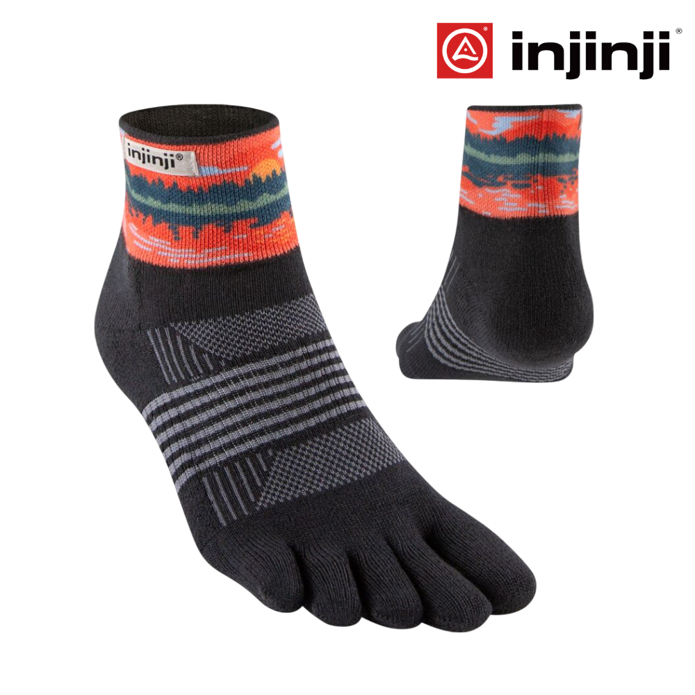 Injinji Artist Designed Women's Mini Crew Coolmax - Reflection