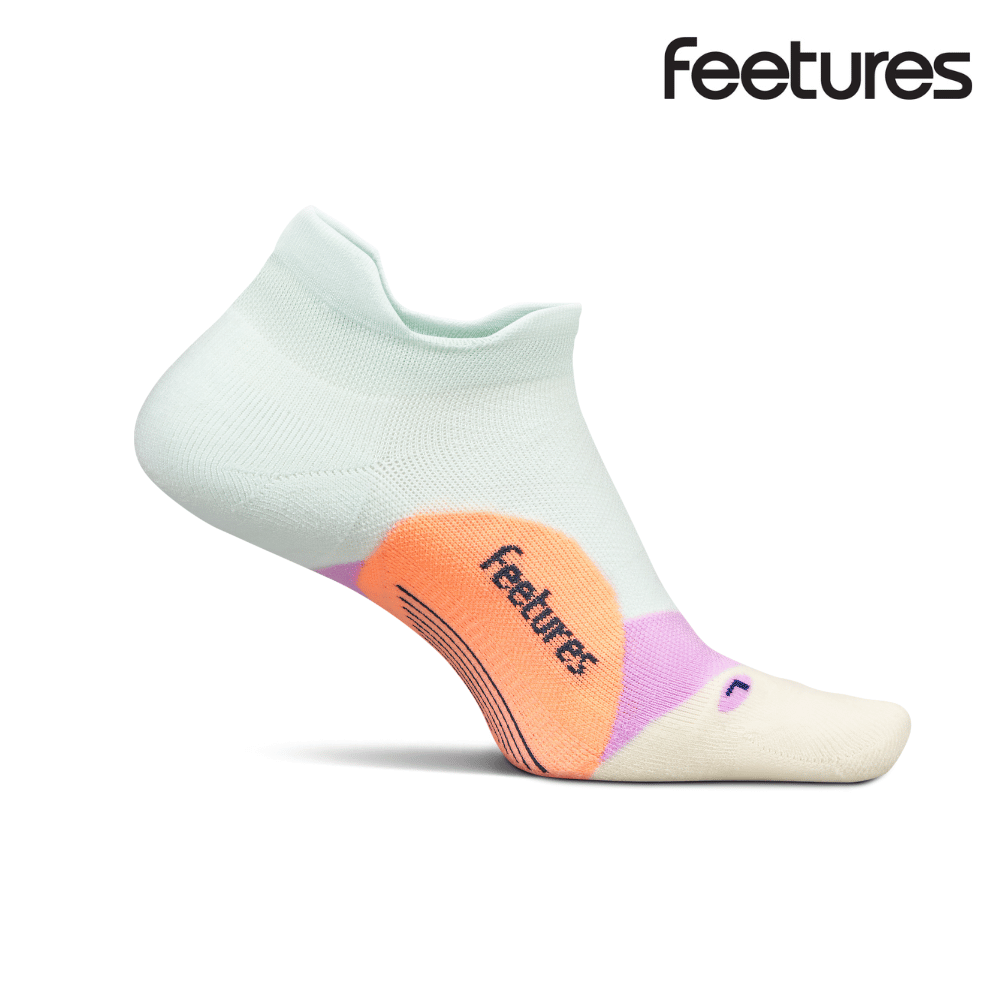 Feetures Active Elite Light Cushion No Show Tab - Crisp Mint
