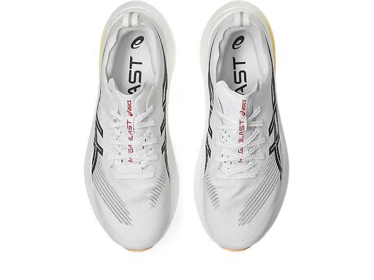 ASICS Unisex Megablast - White / Orange Glow