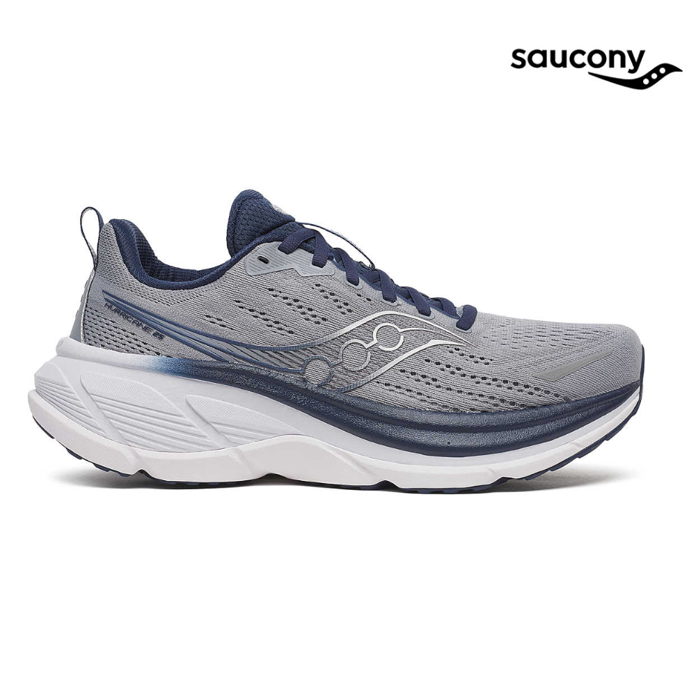 Saucony Men Hurricane 25 Wide - Flint / Navy