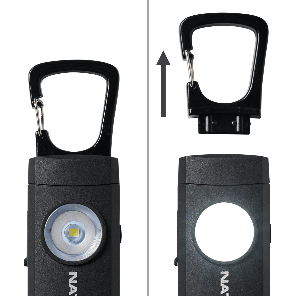 Nathan Sports Siren LED Alarm RX Loud 120+ DB - Black / Silver