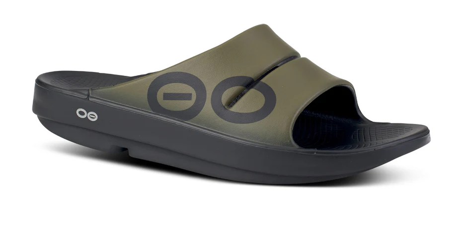 OOFOS Unisex OOahh Sport Slide Sandal - Tactical Green