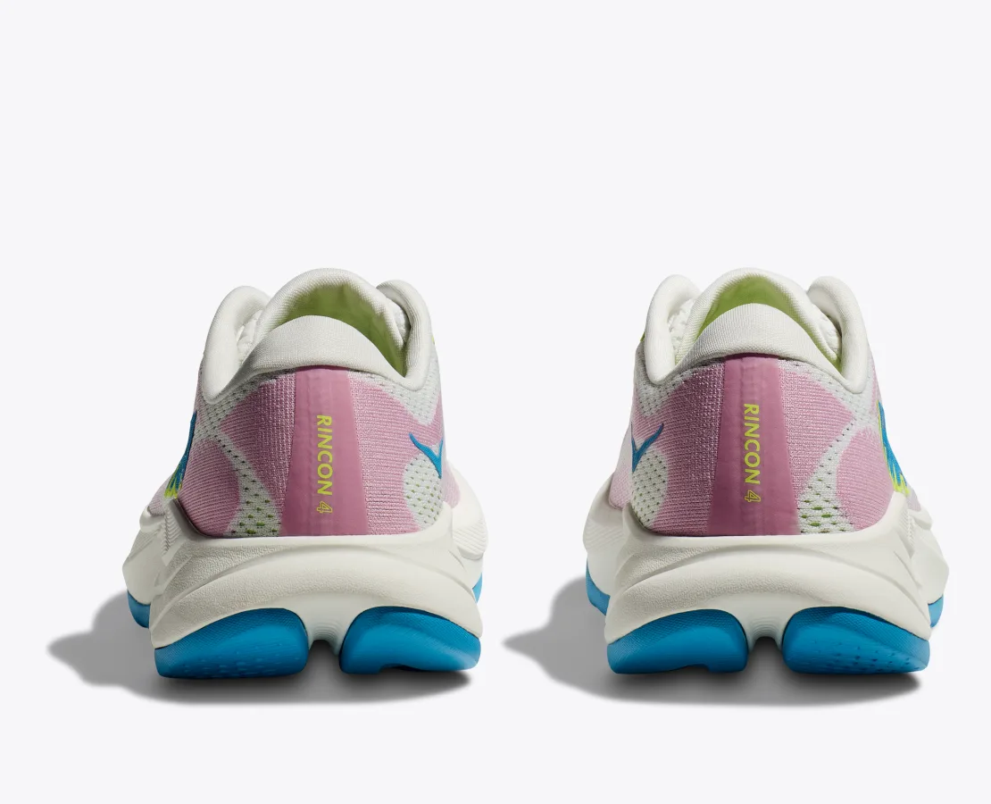 HOKA Women Rincon 4 Wide - Frost / Pink Twilight