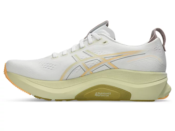ASICS Men Gel-Kayano 32 Wide - White / Orange Glow