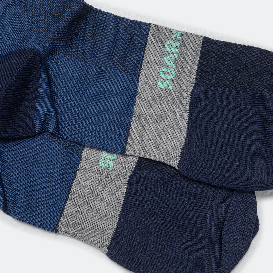 SOAR Running Unisex Crew Sock - Navy
