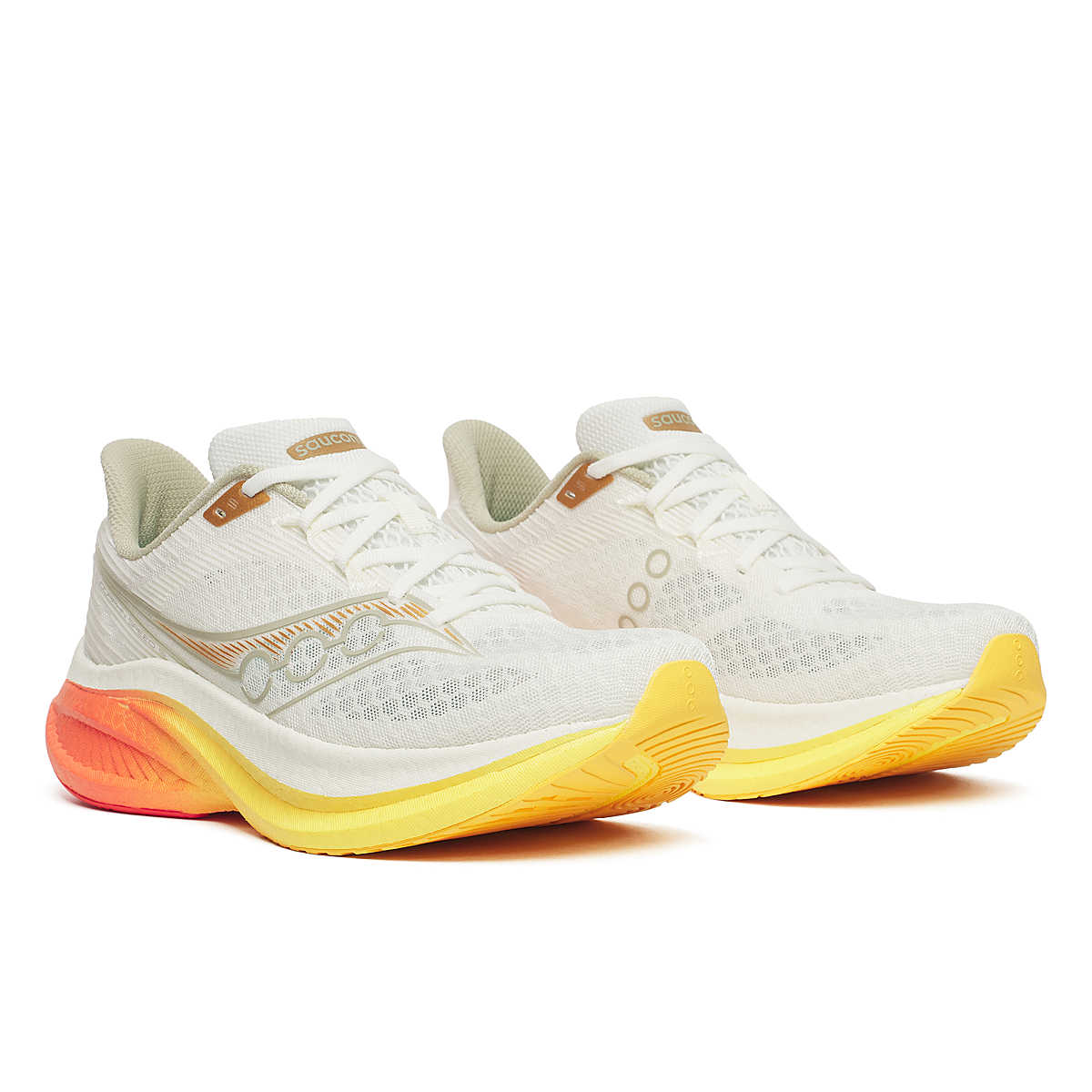 Saucony Men Endorphin Speed 5 Wide - Ivory / Fire
