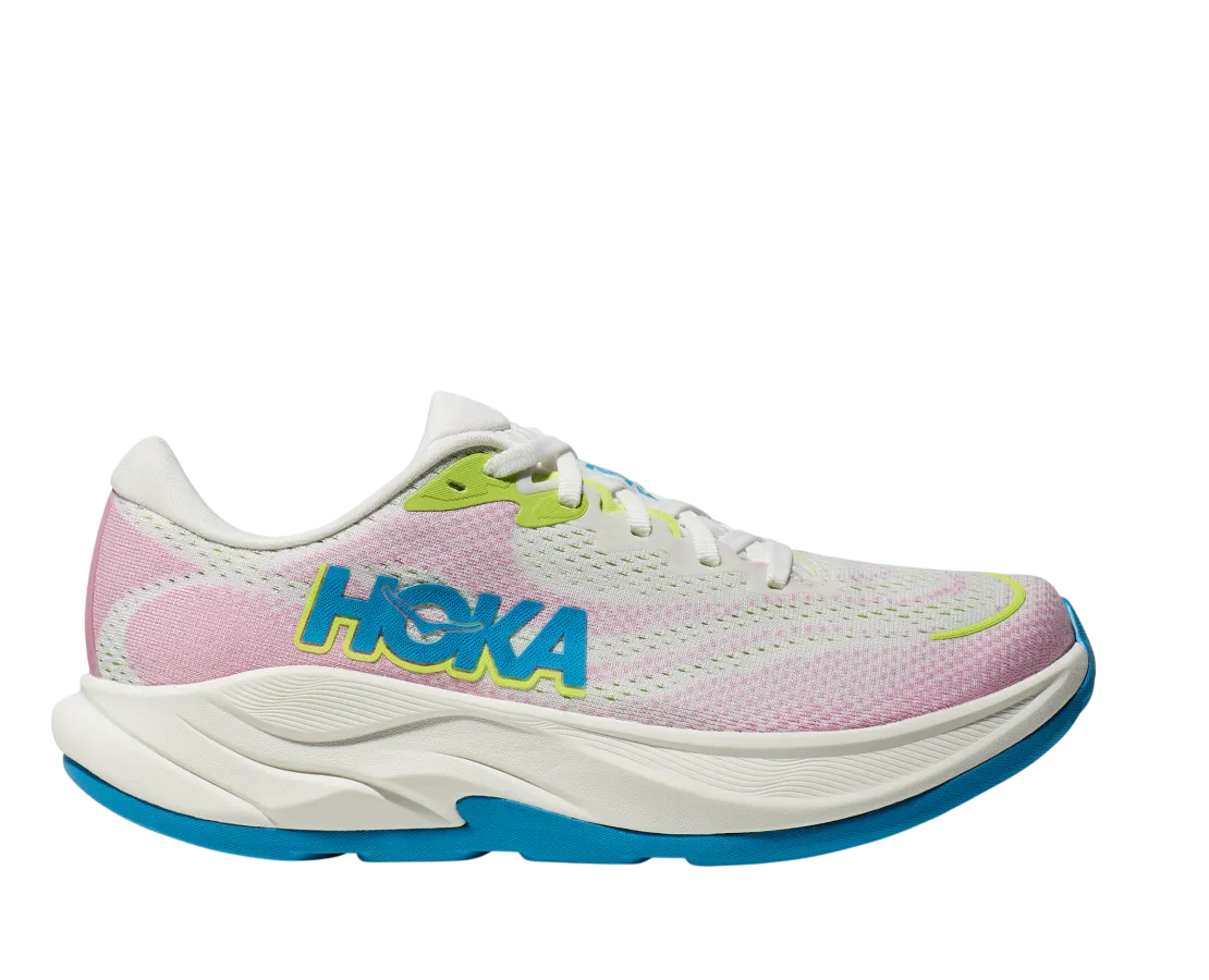 HOKA Women Rincon 4 Wide - Frost / Pink Twilight