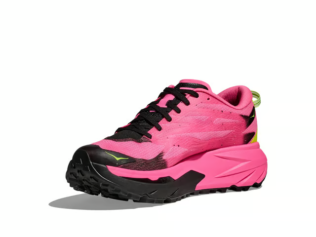 HOKA Women Mafate 5 - Neon Rose / Black