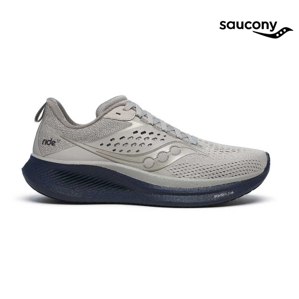 Saucony Men Ride 17 - Dove / Navy