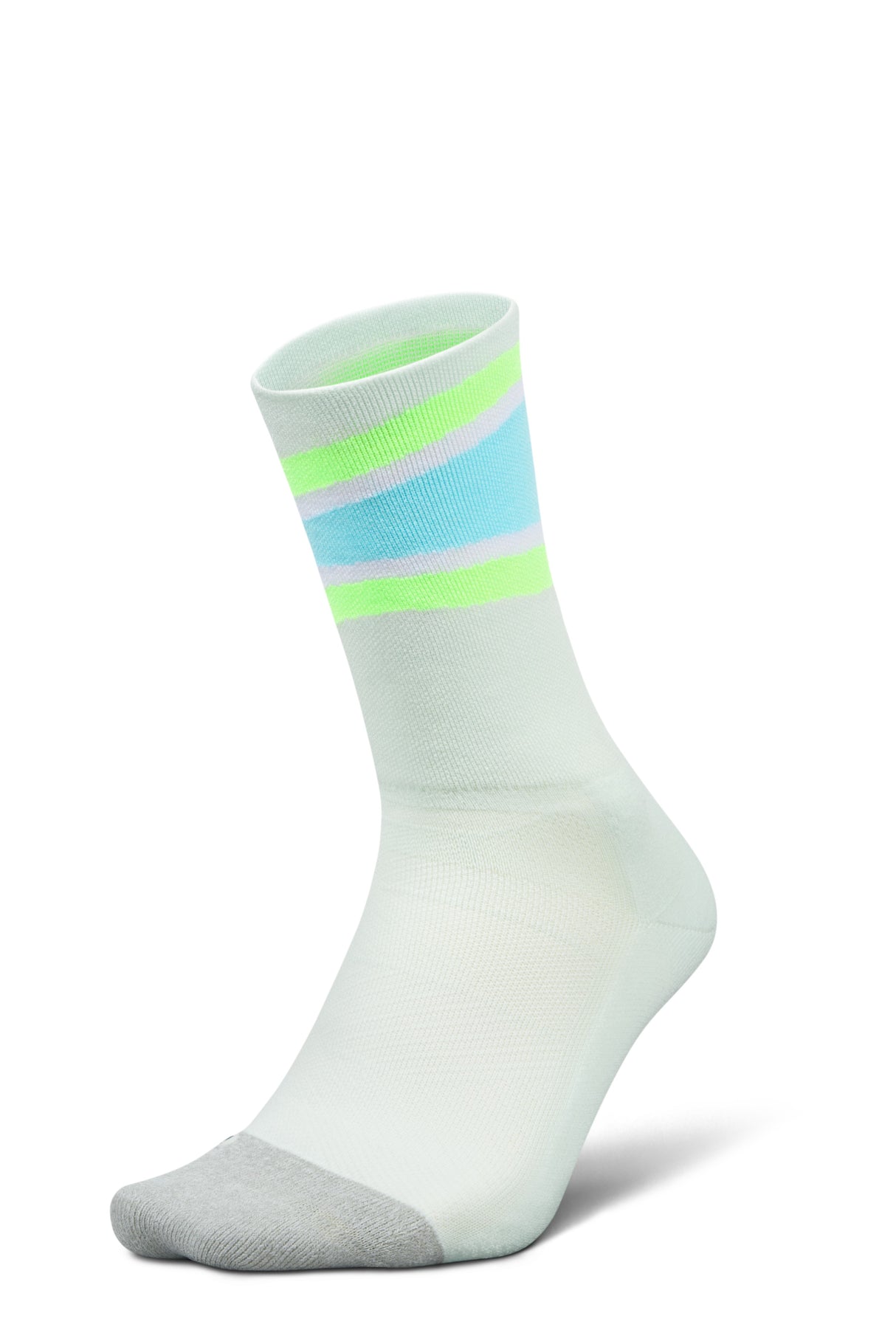 Feetures Active Elite Light Cushion Mini Crew - Mint Bounce