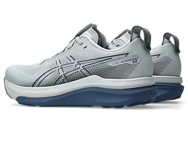 ASICS Men Gel-Kayano 33 Wide - Piedmont Grey / Midnight