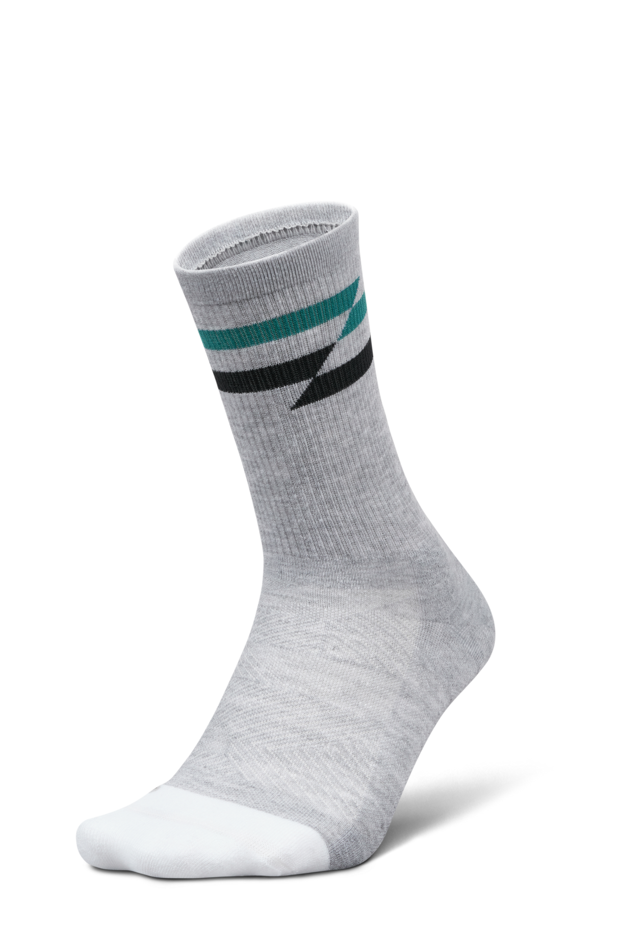 Feetures Active Elite Max Cushion Mini Crew - Gray Track