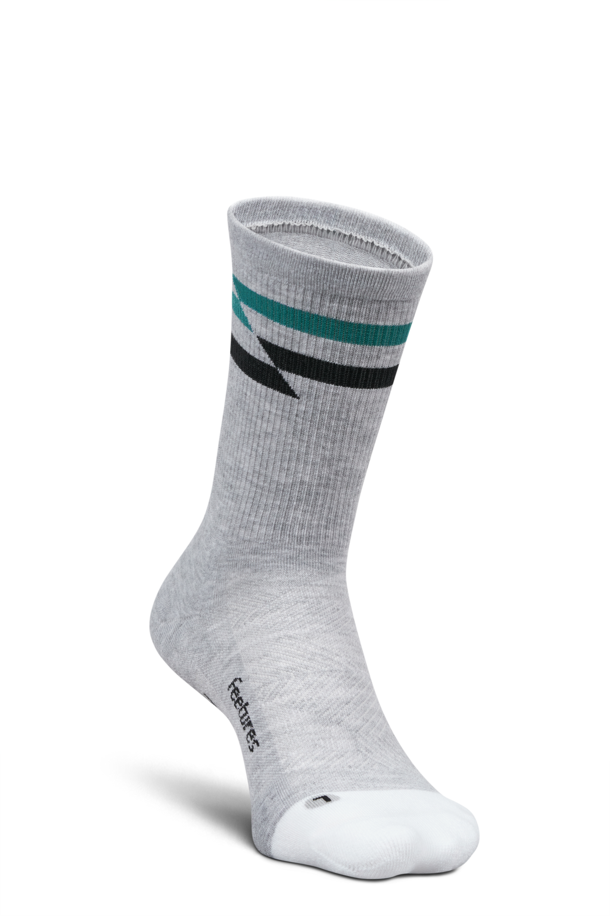 Feetures Active Elite Max Cushion Mini Crew - Gray Track