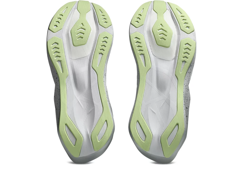 Asics Men Novablast 6 - Platinum Platinum / Glow Green