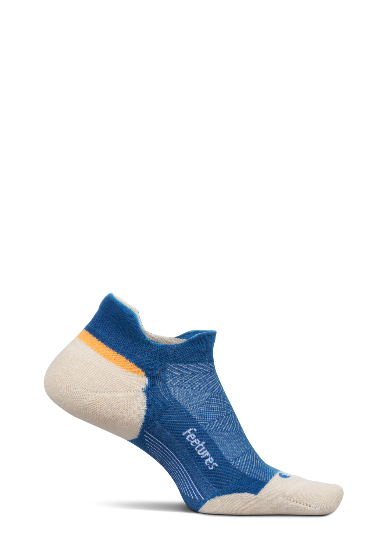 Feetures Active Elite Max Cushion No Show Tab - Rally Blue