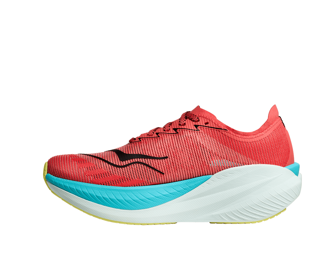 HOKA Men Mach X 2 Wide - Grapefruit / Electric Coral