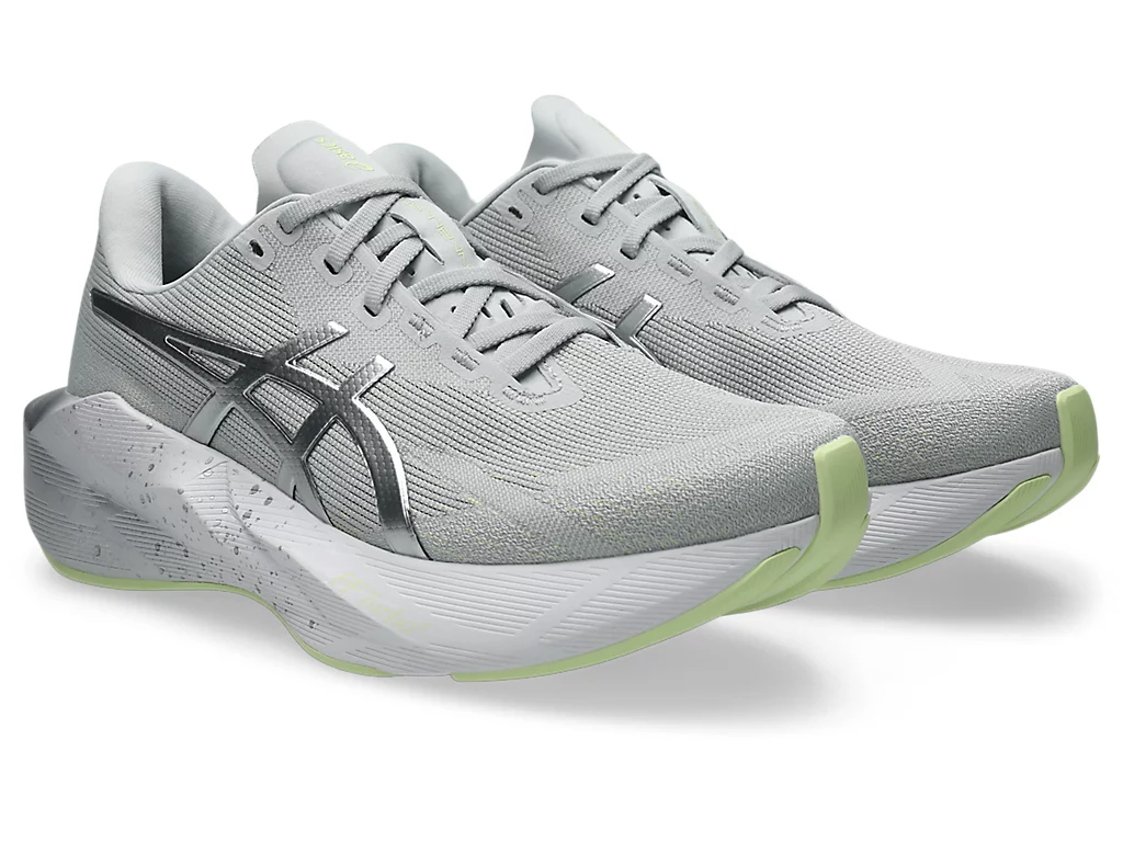 Asics Men Novablast 6 - Platinum Platinum / Glow Green