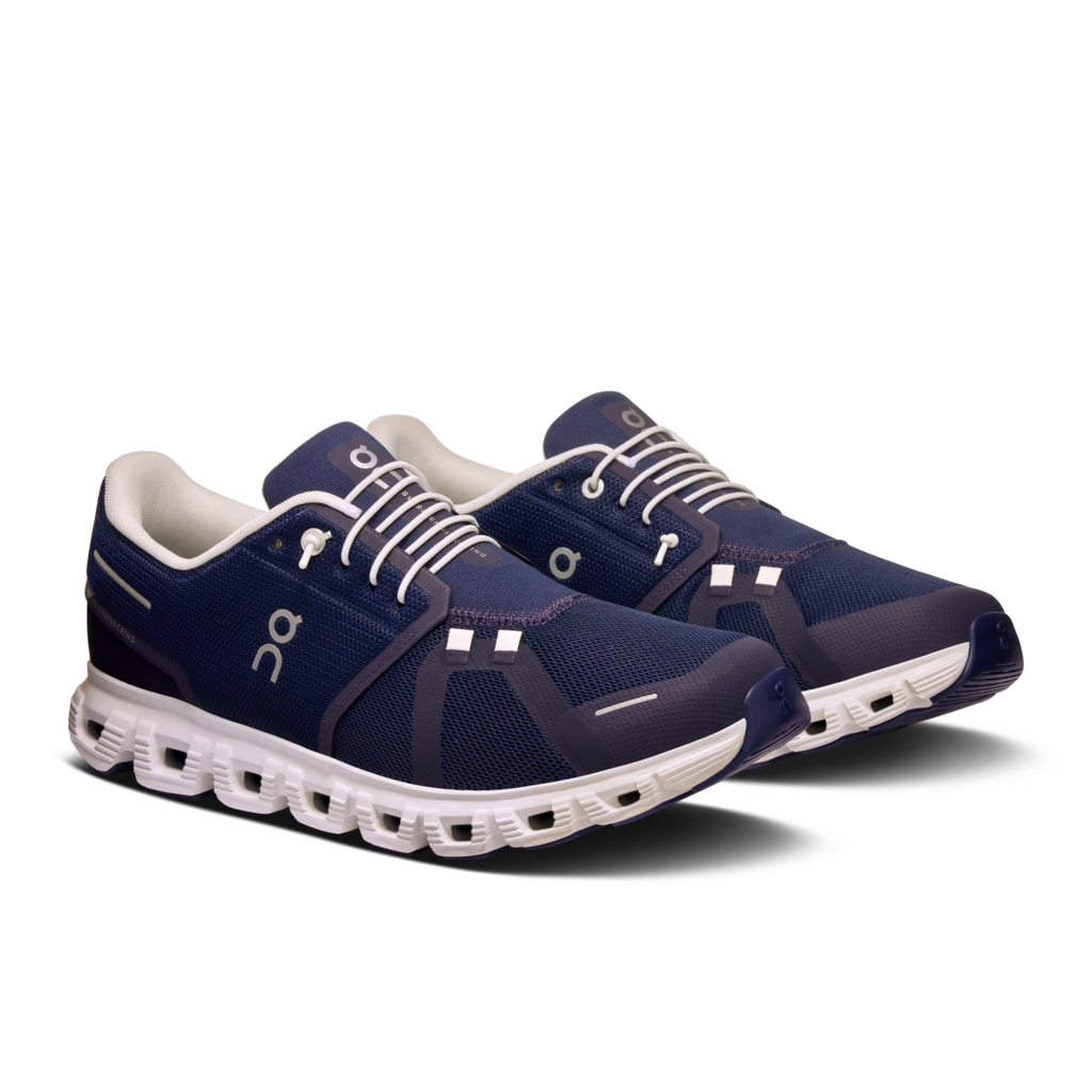 On Running Men Cloud 6 - Midnight / White