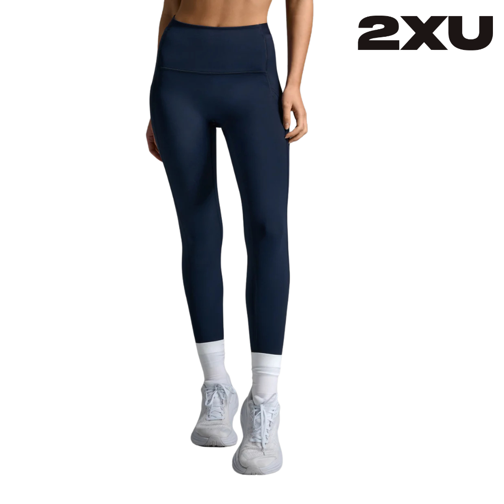 2XU Women Form Stash Hi-Rise Comp Tight - Midnight / Midnight