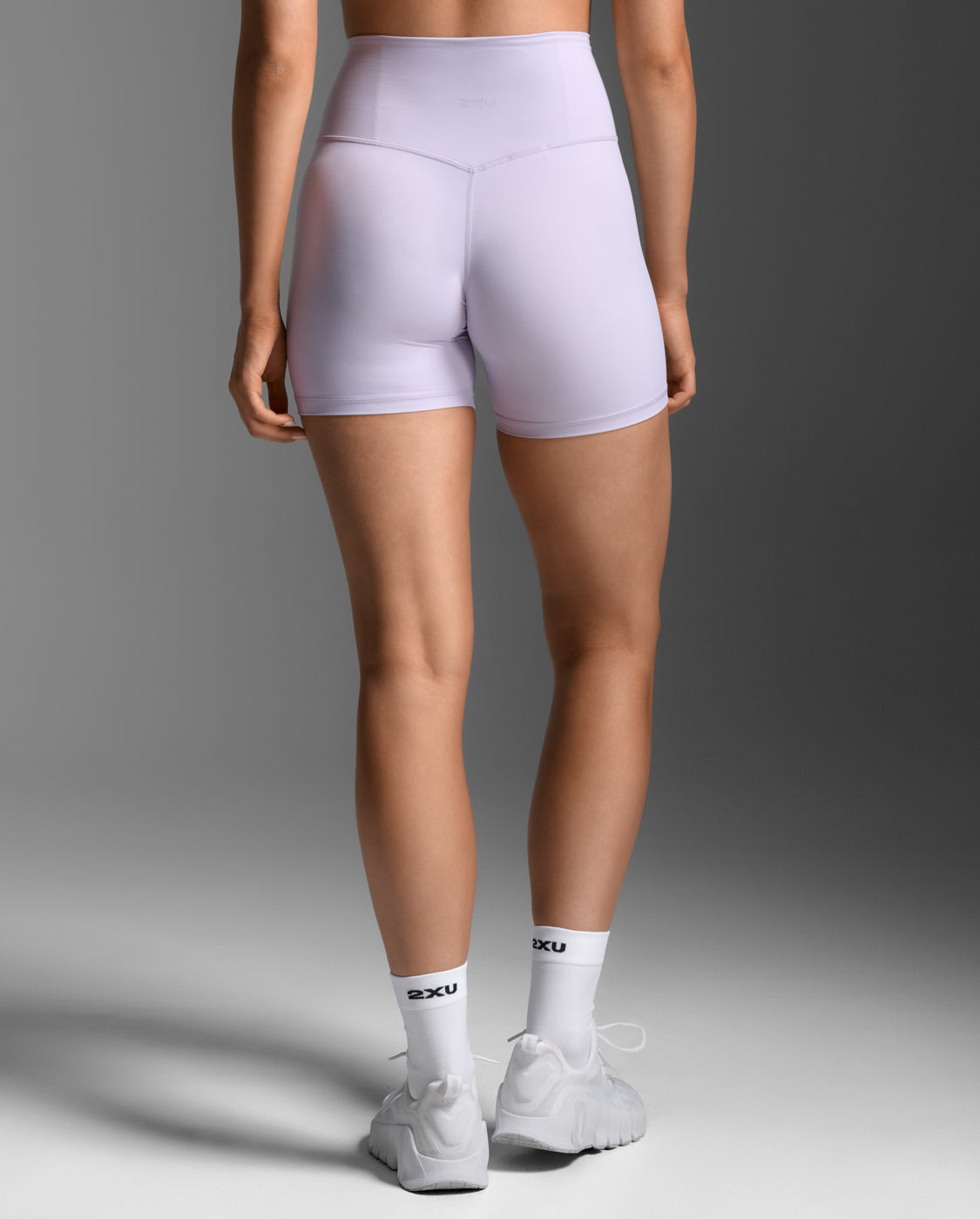 2XU Women Fluid Hi-Rise 5 Inch Shorts - Virtual Violet/Virtual Violet