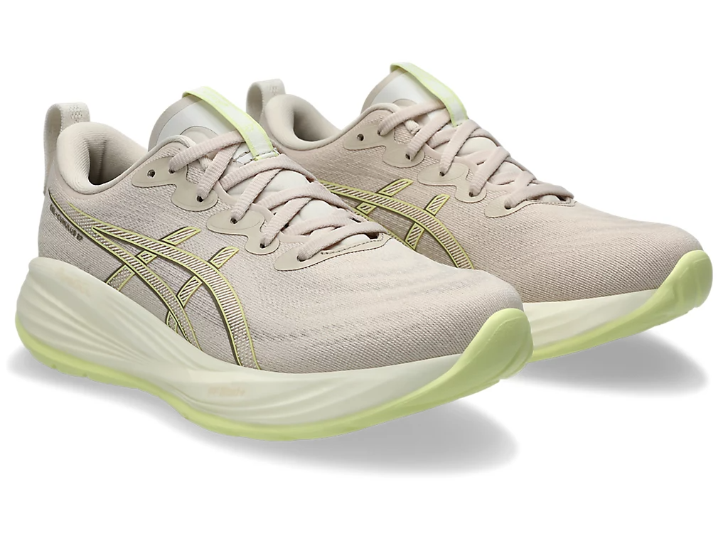 ASICS Women Gel-Cumulus 27 - Mineral Beige / Huddle Yellow Wide