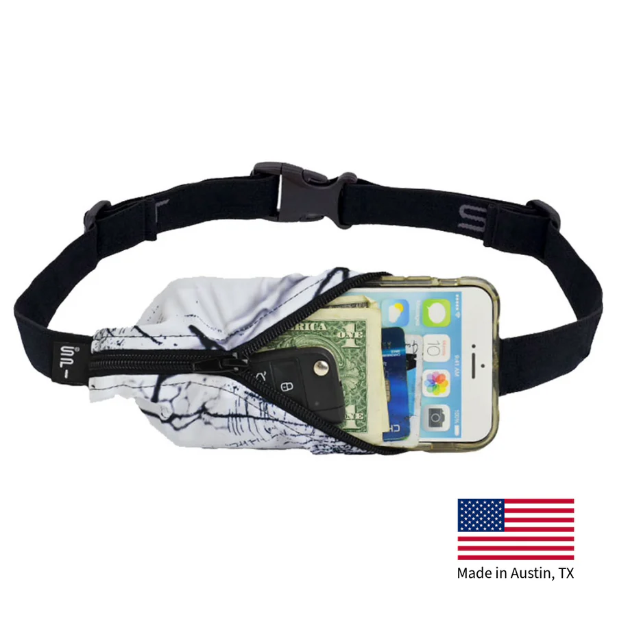 SPIbelt Large Pocket - Glacier / Black Zipper