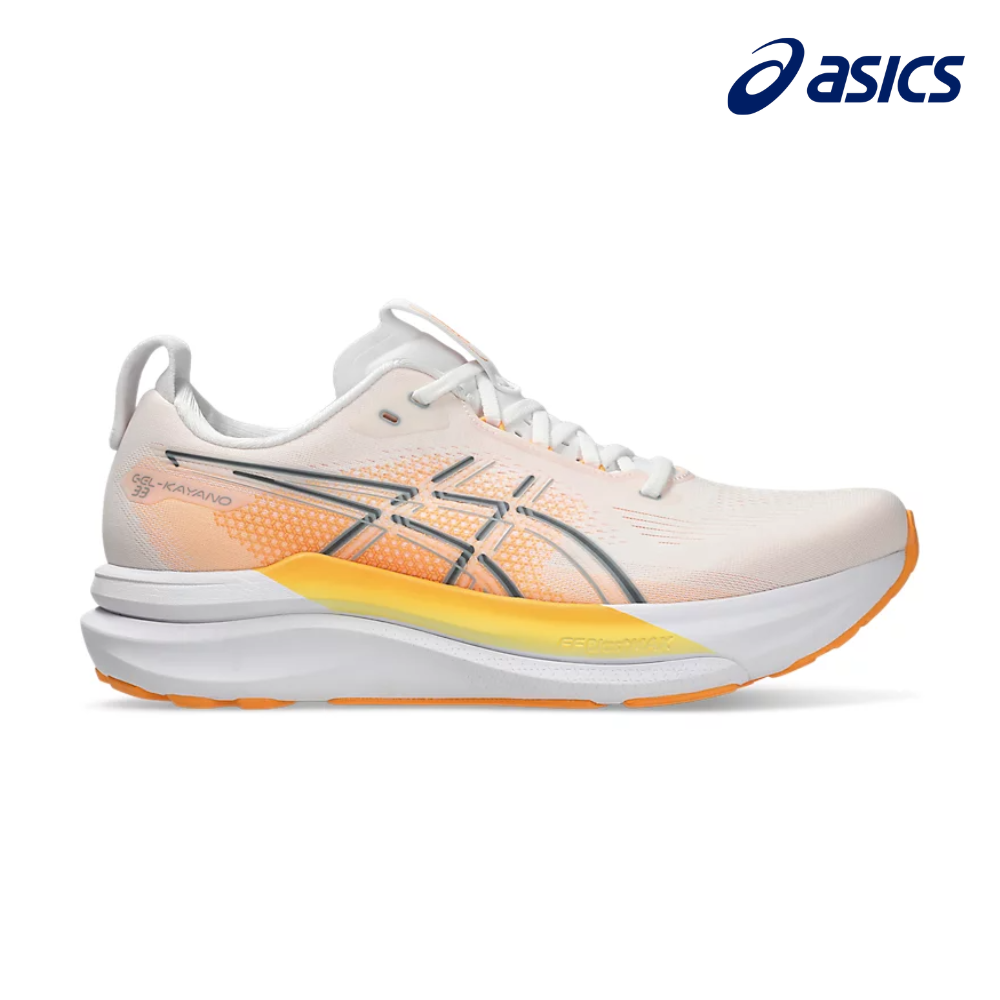 ASICS Men Gel-Kayano 33 - White / Stadium Orange