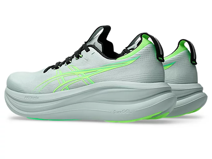 ASICS Men Gel-Nimbus 28 Wide - Cold Moss / Illuminate Green