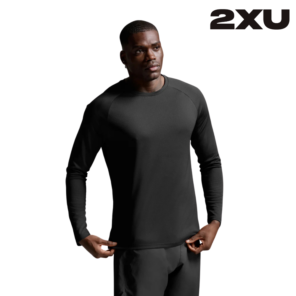 2XU Women Aero Mesh Long Sleeve - Black / Silver Reflective
