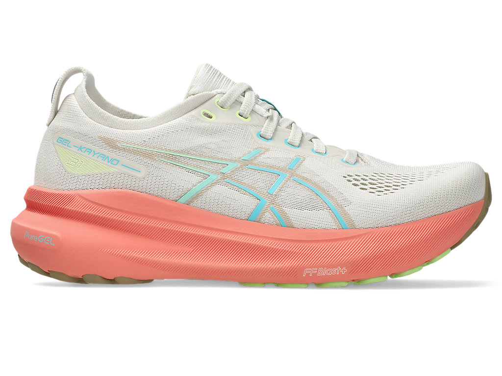 ASICS Women Gel-Kayano 31 - Birch / Energy Aqua