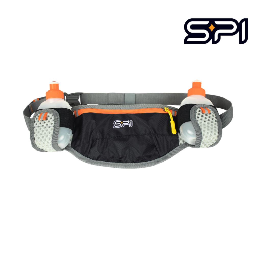 SPibelt Hydration Belt Black /Orange Zipper