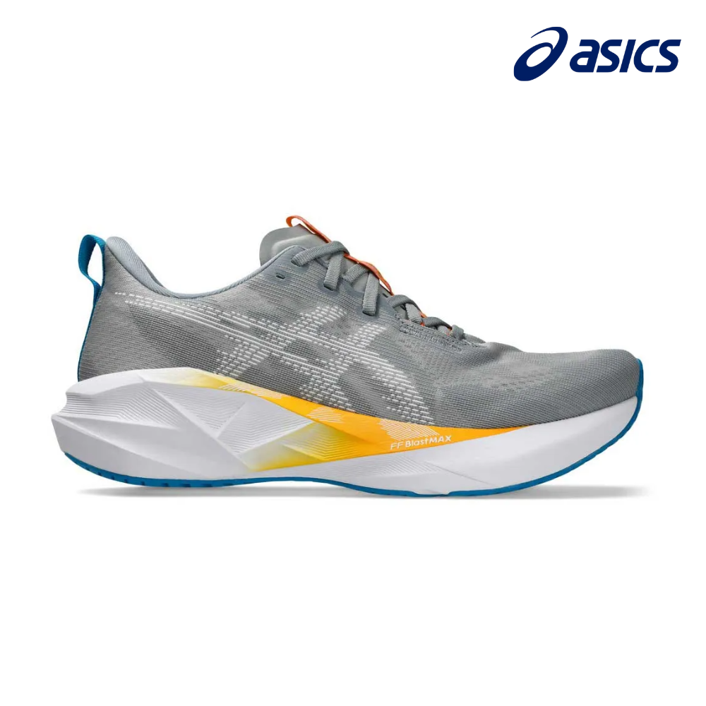 ASICS Men Novablast 5 Wide - Gravel / White