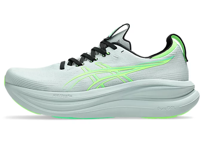 ASICS Men Gel-Nimbus 28 Wide - Cold Moss / Illuminate Green
