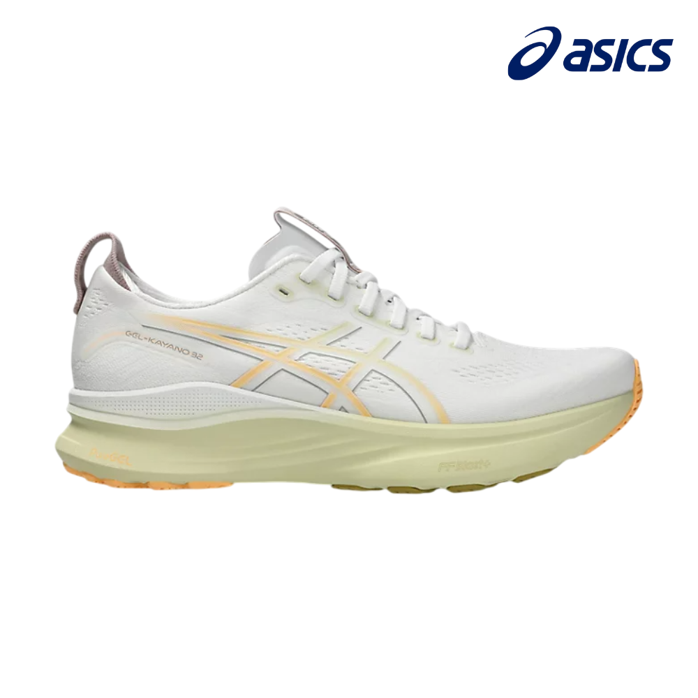 ASICS Men Gel-Kayano 32 Wide - White / Orange Glow