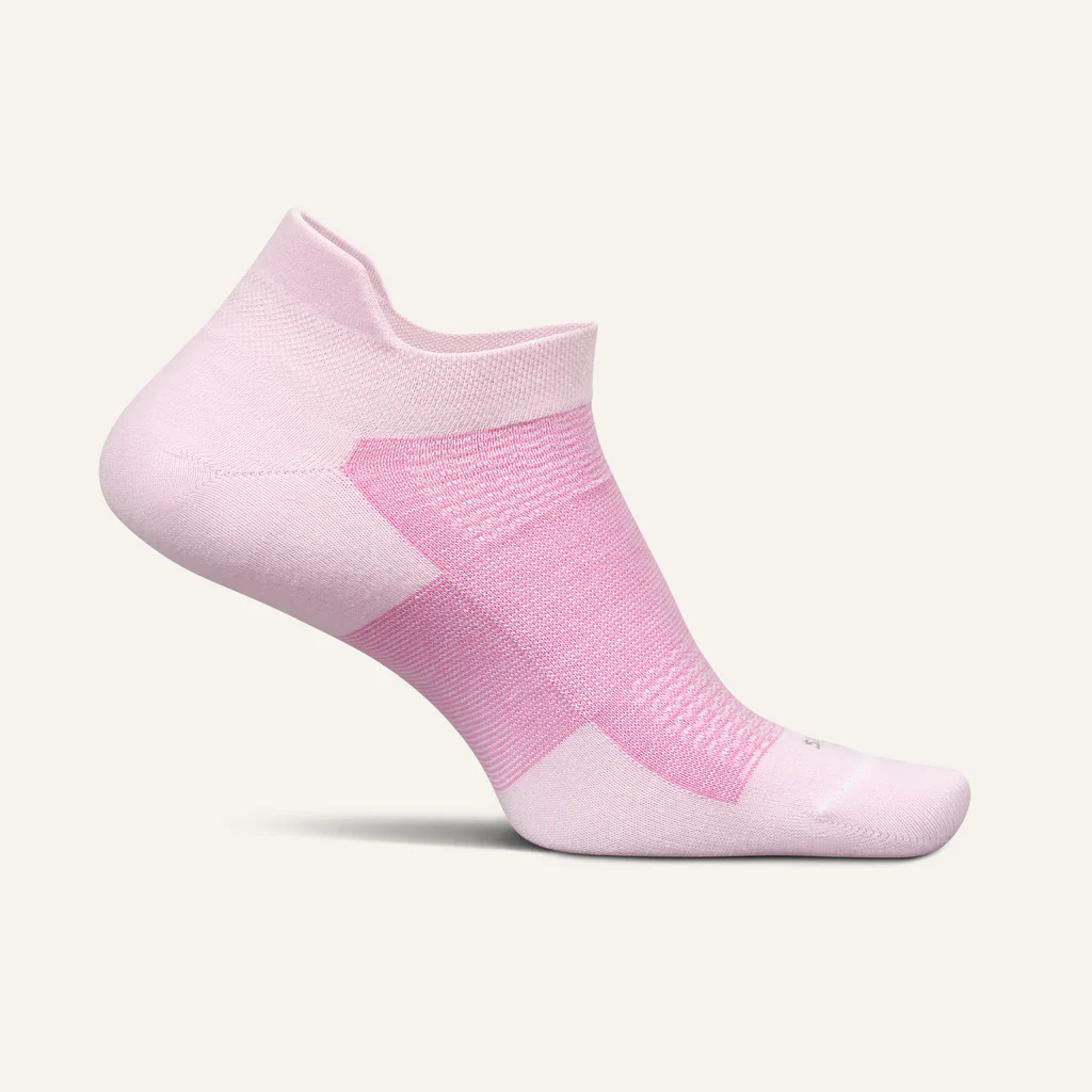 Feetures Active High Performance Max Cushion No Show Tab - Strawberry Milk