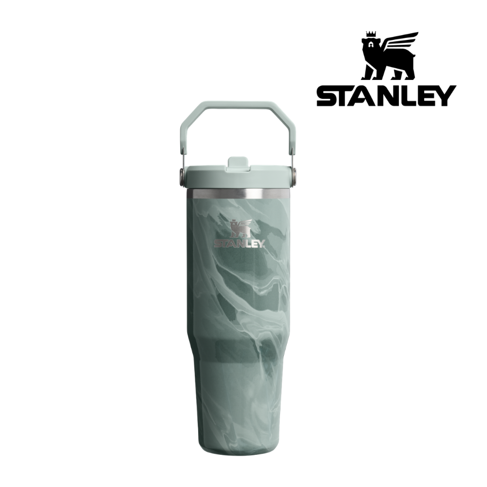 Stanley Iceflow Flip Straw 2.0 Tumbler - 30Oz Agate Calacatta
