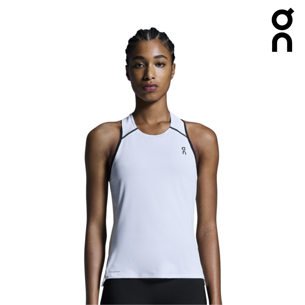On Running Women Performance Tank - White / Silver