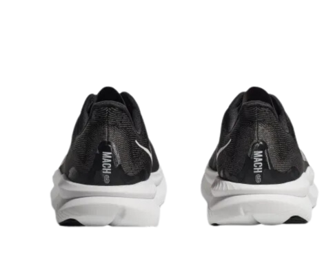 HOKA Men Mach 6 Wide - Black / White