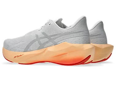 ASICS Women Novablast 6 - White / Vivid Coral