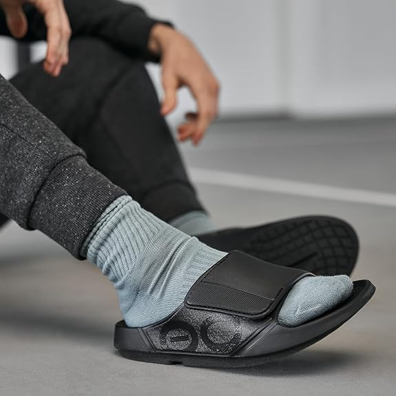 OOFOS Unisex OOahh Sport Flex - Matte Black