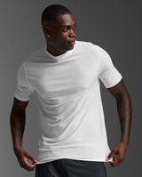 2XU Men Signature Soft Jersey Tee - White / White