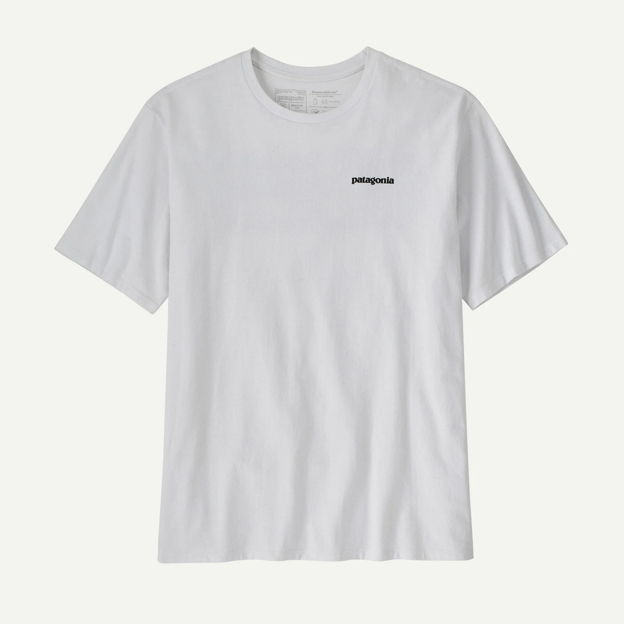 Patagonia Men P-6 Logo Responsibili-Tee® - White