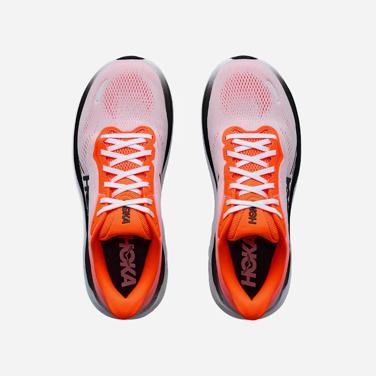 HOKA Men Clifton 11 Wide - Neon Tangerine / Frost