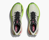 HOKA Women Mach X 3 - White / Neon Lime