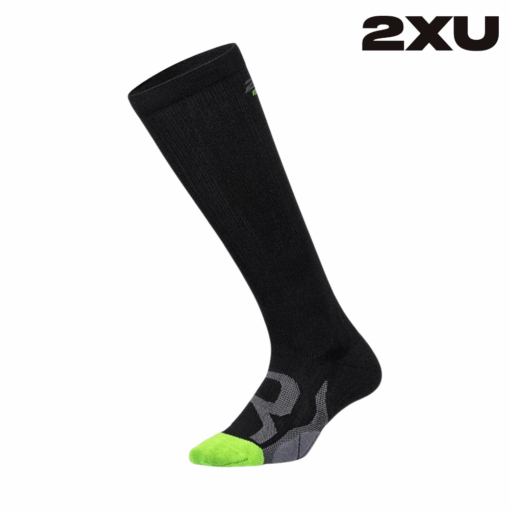 2XU Recovery Compression Socks Black Grey – Running Lab Malaysia