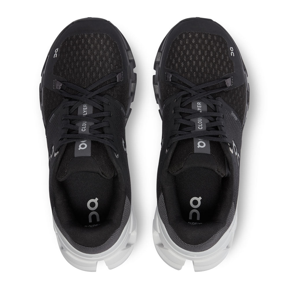 On Running Men Cloudflyer 4 Wide - Black / White – Running Lab